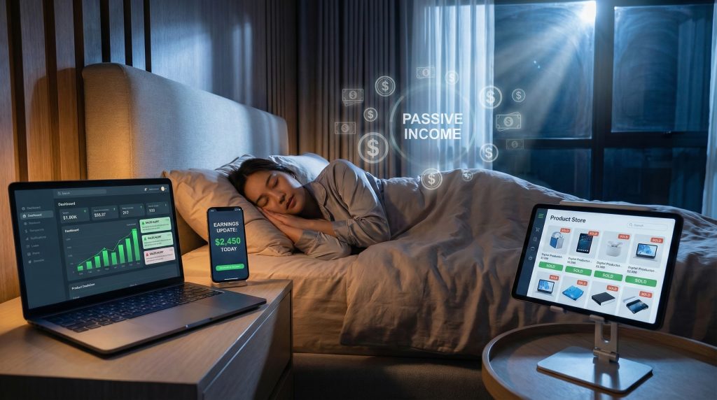 25 Side Hustles That Pay You While Sleep side hustles that pay you while you sleep generating passive income